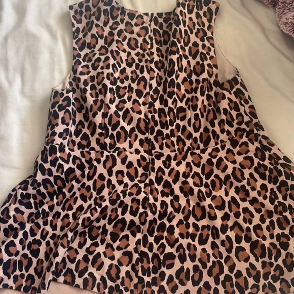 Kate Spade Spotted Leopard Bow Knot Top - Picture 5 of 8